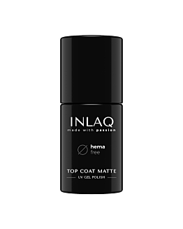 INLAQ Top Hybrydowy Matowy do Paznokci No Wipe