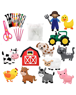 FARMA - filcowy zestaw do szycia DIY - 12 elementów