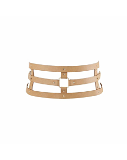 Pas na talię Maze Wide Belt Brown Bijoux Indiscrets