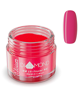 Elisium Diamond 2in1 Powder proszek do manicure tytanowego DR205 Traffic Red, 23g