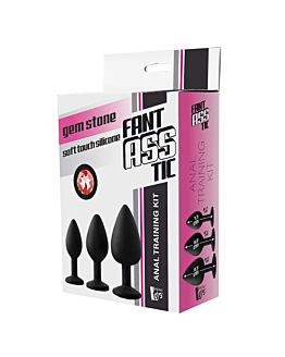 Dream Toys Fantasstic Anal Training Kit korek analny Red Stone 3szt.