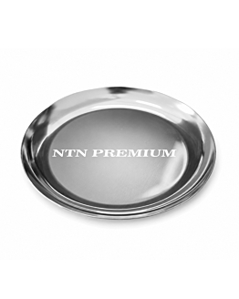 NTN Premium Metalowa Tacka Na Narzędzia Okrągła Srebrna