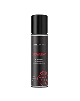 Wicked Water Based Intimate Lubricant lubrykant na bazie wody Strawberry, 30ml