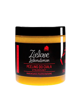 Zielone Laboratorium Peeling do ciała Marchewka i Płatki Owsiane
