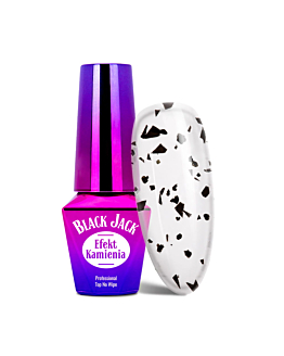 MollyLac Jack Top No Wipe Z Drobiną Black 10 g