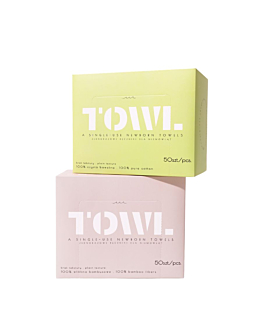 TOWL Newborn Mix Set Jednorazowe ręczniki dla niemowląt bawełna + bambus
