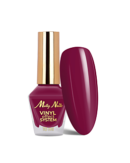 MollyNails Color Lacquer Vinyl Effect System STEP 2 Klasyczny Lakier Fuchsia 10 ml