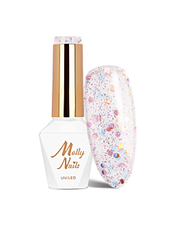 MollyNails Crushed Diamonds Highlights Lakier Hybrydowy UV LED Nr 530 8 g