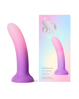 So Divine Dildo kolorowy - Ombre Dildo