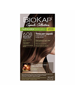 Biokapo Nutricolor Delicato Cappuccino Biondo Scuro 6.08 Tinta per capelli 140 ml