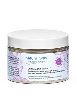 Natural Way Glinka żółta Ecocert na przebarwienia