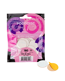 Staleks Expert PodoDisc Nakładki Ścierne Tarcze Wymienne 180 Grit Rozmiar L 25 mm 50 szt.