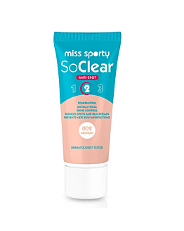 Miss Sporty So Clear podkład maskujący niedoskonałości 002 Medium, 30ml