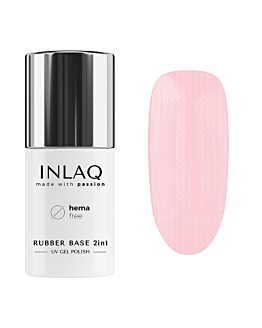 INLAQ Baza Kauczukowa Hybrydowa Rubber Base, Blink, 6 ml