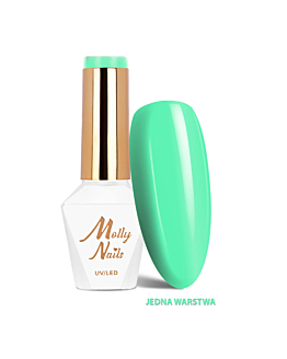 MollyNails Sorbet Mint Splash Lakier Hybrydowy UV LED Nr 291 8 g