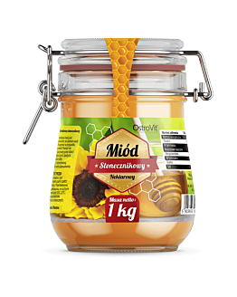 OstroVit Miód Słonecznikowy 1000 g