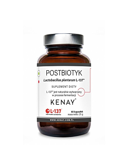 Kenay Suplement diety postbiotyk Lactobacillus plantarum L-137