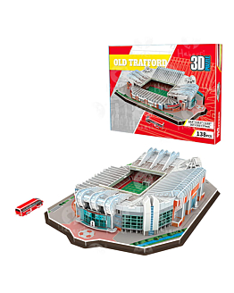 Habarri Stadion piłkarski - OLD TRAFFORD - FC Manchester United - Puzzle 3D 138 elementów