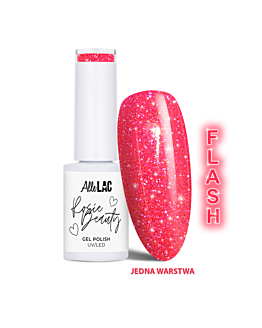 AlleLac Lakier Hybrydowy Spring Vibes Rosie Glow Gel Polish x Rosie Beauty 6 g
