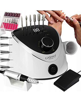 Gashio Frezarka do Paznokci Profesjonalna Manicure Pedicure 65 W z Zestawem Frezów