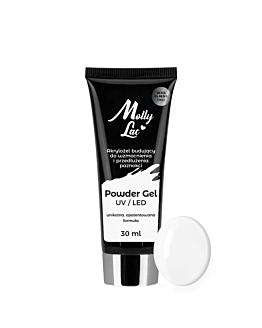 MollyLac Powder Gel Akrylożel Budujący White Nr 02 30 ml