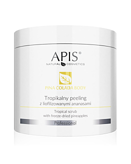 APIS Pina Colada Body tropikalny peeling z liofilizowanym ananasami, 650g