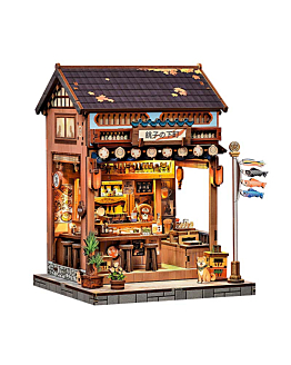 Habarri Miniaturowy domek Book Nook - Osaka ramen bar