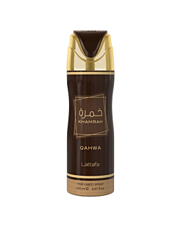 Lattafa Khamrah Qahwa Deodorante Profumato Unisex, 200 ml