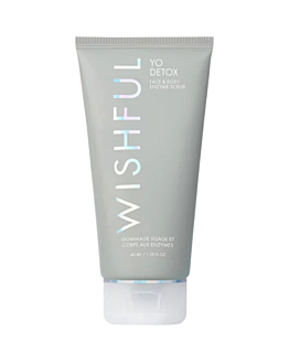 Huda Beauty Wishful Yo Detox Peeling enzymatyczny do twarzy i ciała, Travel size