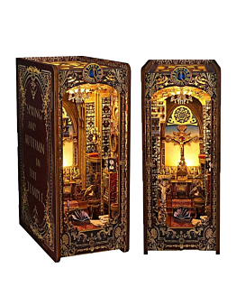 Habarri Miniaturowy domek Book Nook - Wiara i miłość