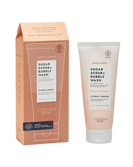 VOESH Sugar Scrub + Bubble Wash cukrowy peeling myjący do ciała i skóry głowy Citrus Crush, 210g