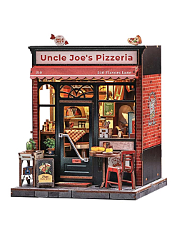 Miniaturowy domek Book Nook - Smak Neapolu w NYC