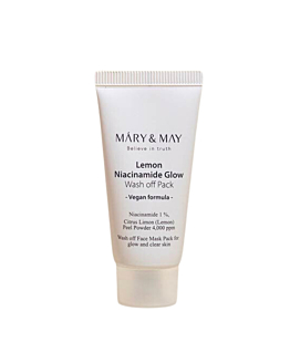 Mary&May Lemon Niacinamide Glow Wash off Pack 30 g - Redukująca przebarwienia maseczka do twarzy