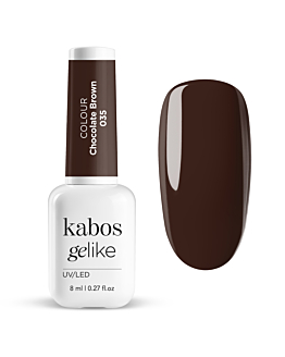 Kabos Gelike SWEATER WEATHER Lakier hybrydowy do paznokci, 035 Chocolate Brown 8 ml