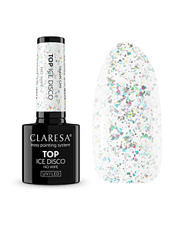 Claresa Top No Wipe Ice Disco top hybrydowy, 5g