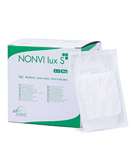 Zarys Kompresy Włókninowe Jałowe Do Tamponady Podologicznej 5x5 cm 30 g 75 szt.
