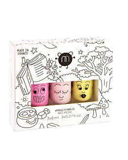 Nailmatic Kids Magic Forest D zestaw lakierów do paznokci 3x8ml