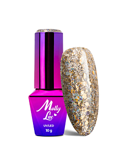 MollyLac Born To Glow Lakier Hybrydowy UV LED Nr 578 Bond Girl 10 g