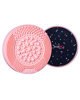 Jessup - Sachet Pink Wet&Dry Brush Cleaner,  czyścik do pędzli na sucho i mokro, 1 szt
