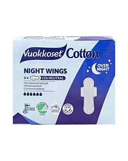 Vuokkoset Cotton podpaski ze Skrzydełkami na noc