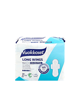 Vuokkoset Long Wings Podpaski ze skrzydełkami, dłuższe 10 szt.