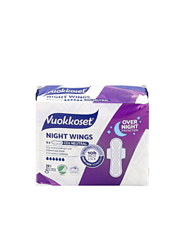 Vuokkoset Night Wings Podpaski ze skrzydełkami na noc 9 szt.