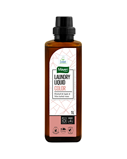 Mayeri Organic Wegański Płyn do prania z wodą miętową Color, Rabarbar-jabłko