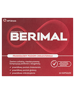 Berimal Prawidłowy Poziom Cholesterolu, Kapsułki