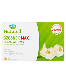Naturell Czosnek Max Bezzapachowy, Kapsułki