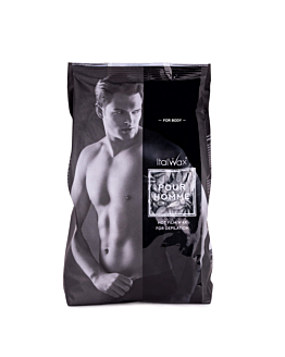 Italwax Pour Homme Black Film Wosk Do Depilacji w Dropsach 1 kg