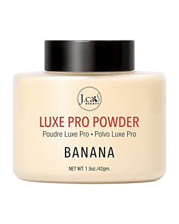 J.Cat Luxe Pro Sypki puder utrwalający, 101 Banana