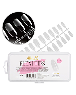 AlleLac Flexi Tips Tipsy Do Przedłużania Paznokci Oval 240 szt