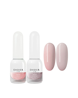 Didier Lab Zestaw: wegański lakier klasyczny sakura + wegański lakier klasyczny natural girl