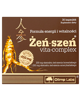 Olimp Żeń-szeń Vita Complex, Suplement diety na zwiększenie energii, Kapsułki
